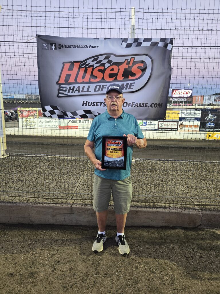 Accepting for Don Marquardt is Dan Lund